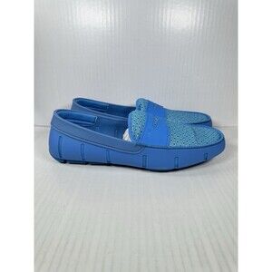 SWIMS Printed Penny Loafers Sail Blue Shoes Men’s Size 12 Slip In BRAND NEW